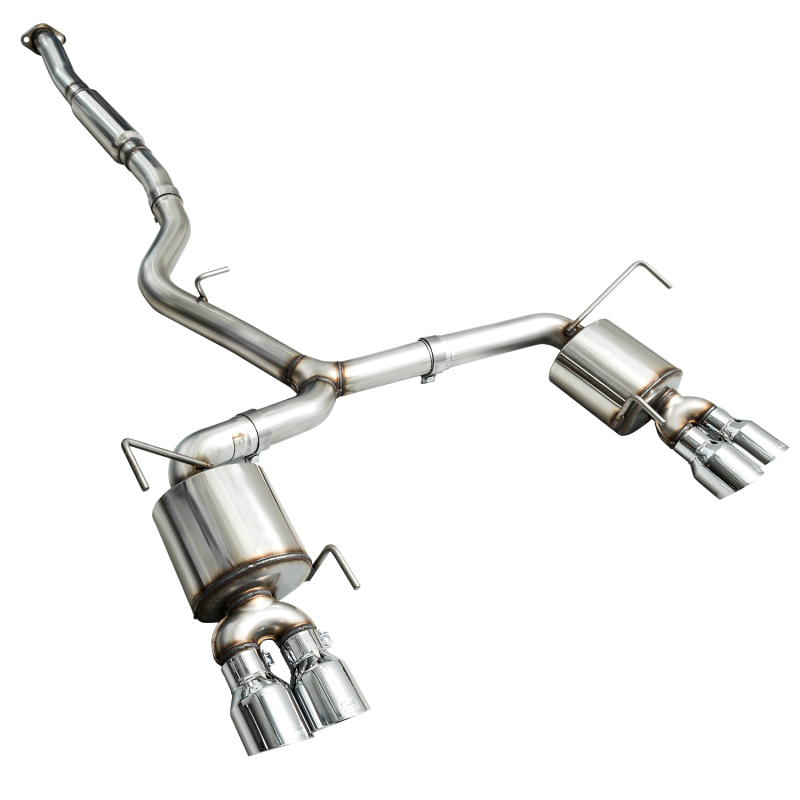 AWE Tuning Touring Edition Exhaust - Chrome Silver Tips (102mm) for 2015+ Subaru WRX VA Sedan - Image 5