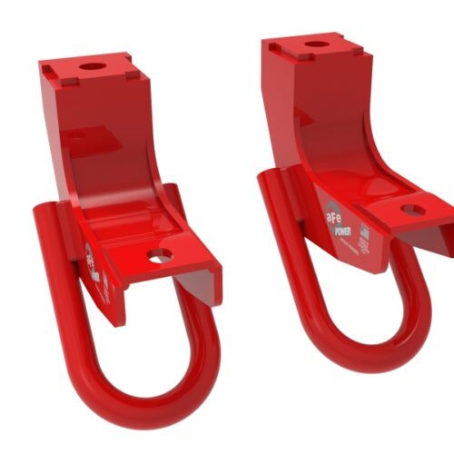 aFe Power Front Tow Hook Red 2022 Toyota Tundra 3.5L V6