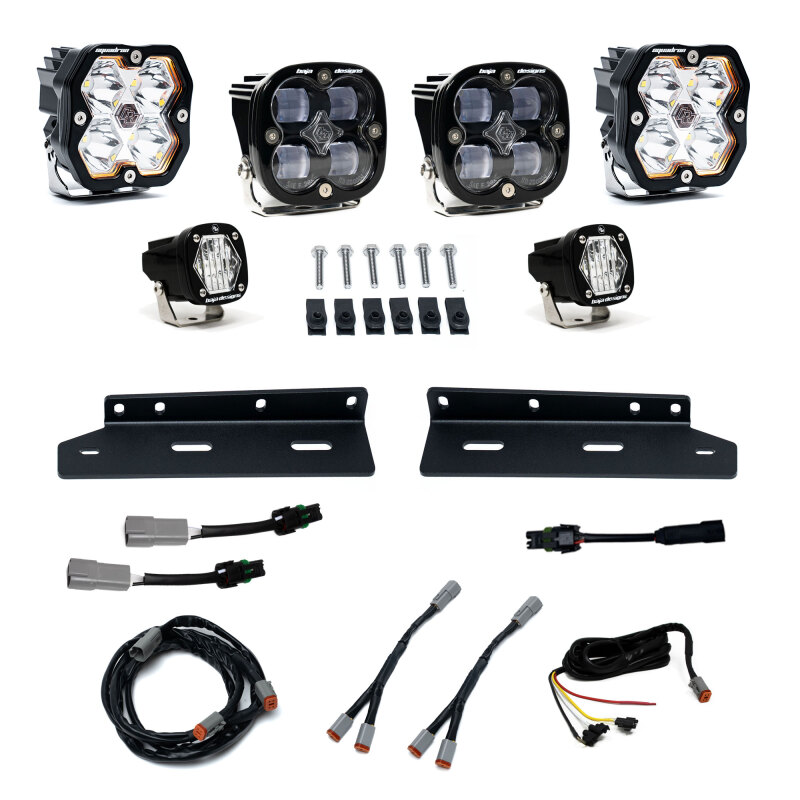 Baja Designs for 21-25 Ford Raptor Squadron 2.0 Sport/S1 Fog Pocket Kit (Squadron SAE Fog) - Clear