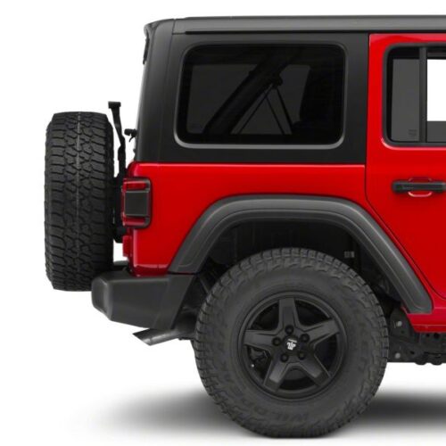 Raxiom for 2018-2023 Jeep Wrangler JL Horizon LED Tail Lights- Black Housing- Red Lens - Image 3