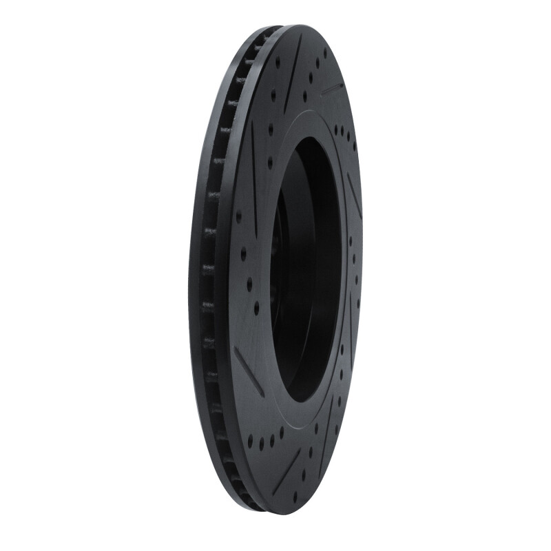 DFC 06-25 Audi S3 (USA/Canada) Rear Right Drilled & Slotted Black Brake Rotor - Image 4