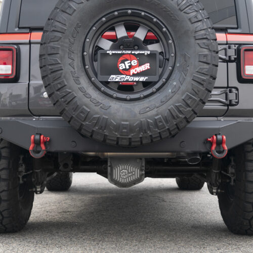 Alternative view of aFe Power MACH Force-Xp Hi-Tuck 3in 409 SS 18-20 Jeep Wrangler JL 2.0/3.6 Axle-Back Exhaust