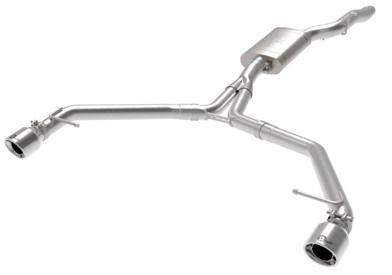 aFe Power MACH Force-Xp 13-16 Audi Allroad L4 SS Axle-Back Exhaust w/ Polished Tips