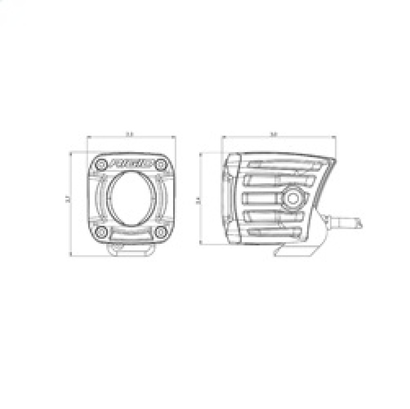 Rigid Industries Revolve Pod w/White Trim Ring - Pair - Image 8