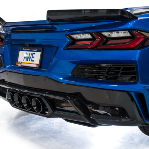 AWE Tuning SwitchPath Cat-Back Exhaust - Diamond Black Tips for 2023 C8 Corvette Z06 - Image 10