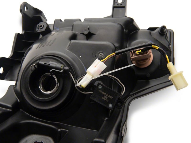 Raxiom for 2009-2014 Ford F-150 Axial Series Headlights w/ LED Bar- Black Housing (Clear Lens) - Image 3