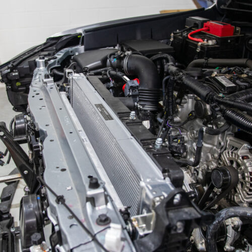Alternative view of Mishimoto Performance Aluminum Radiator for 2024+ Toyota Tacoma