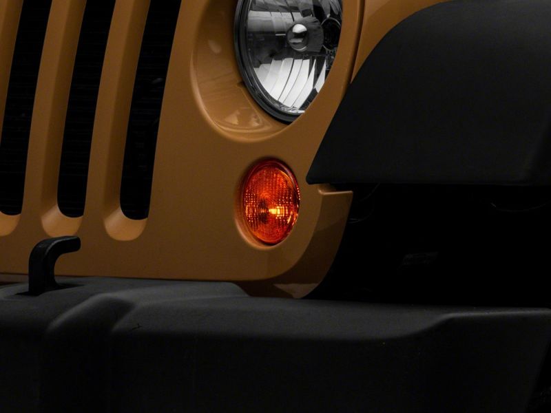 Raxiom for 2007-2018 Jeep Wrangler JK Axial Series Replacement Turn Signal Lamps- Amber - Image 2