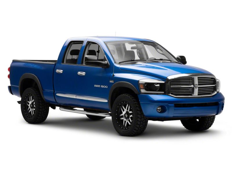 Raxiom for 2006-2009 Dodge RAM 1500/2500/3500 Axial Headlights w/ SEQL LED Bar- Black Housing (Clear Lens) - Image 3