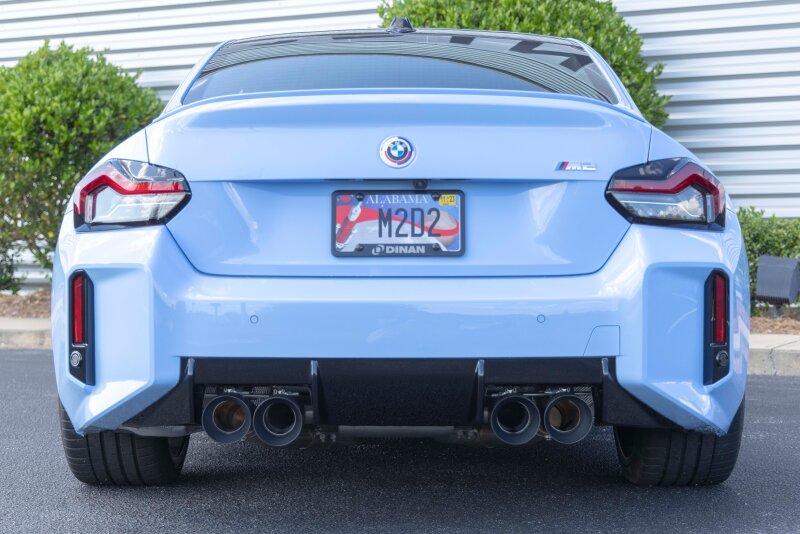 Dinan for 23-26 BMW M2 (G87) Valved Axleback Exhaust System - Black Tips - Image 10