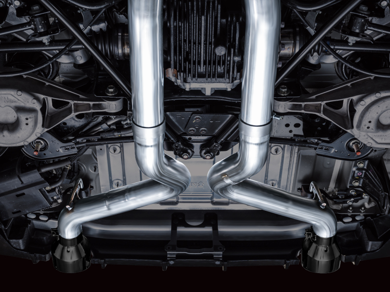AWE Tuning Track Edition Cat-Back Exhaust System w/ Diamond Black Tips for 2023 Nissan Z RZ34 RWD - Image 2