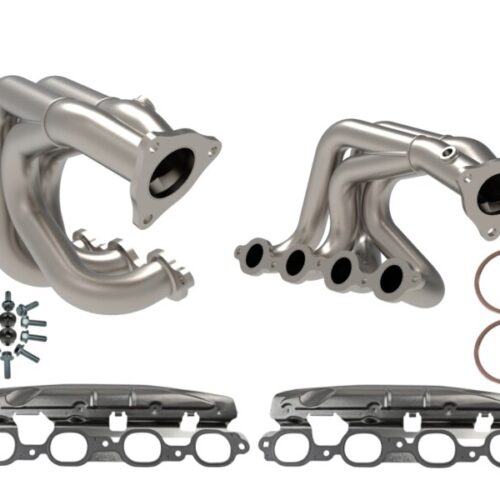 aFe Power Twisted 304SS Header 2020 Chevy Corvette (C8) 6.2L V8 - Titanium Ceramic Coated - Image 5