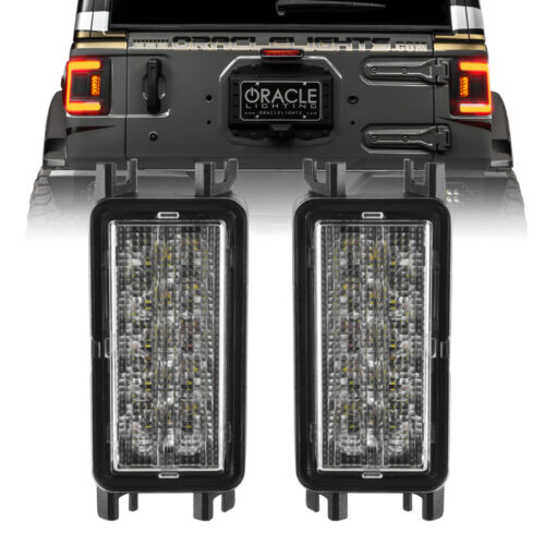 Oracle 2018+ Jeep Wrangler JL Dual Function Reverse LED Flush Taillight - Amber/White