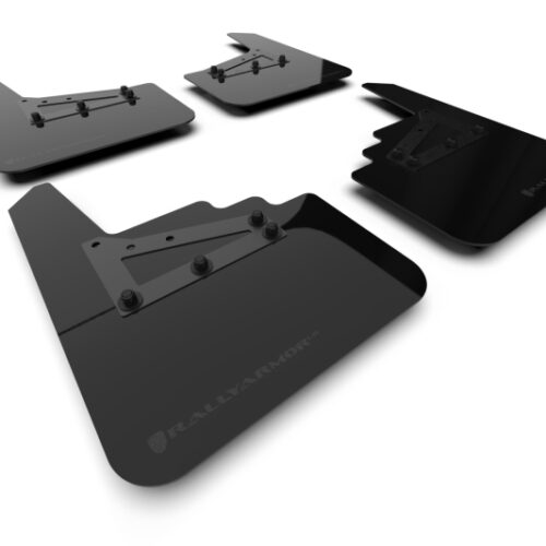Rally Armor 21-26 Ford F-150 (Excl. Raptor) Black UR Mud Flap w/Metallic Black Logo
