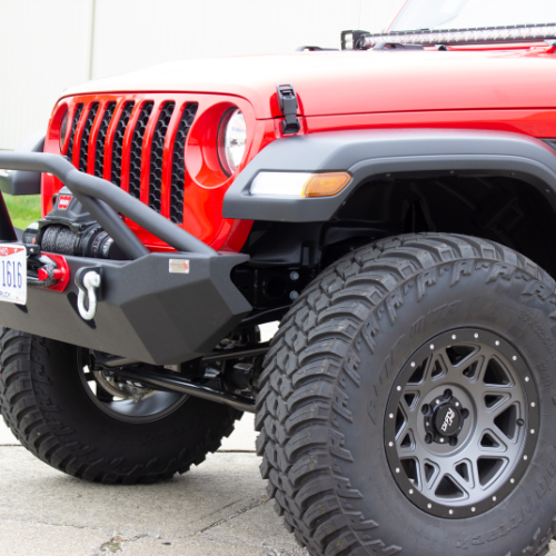 Fishbone Offroad 2018+ Jeep Wrangler JL - Black Aluminum Hawse Fairlead License Plate Mount - Image 6