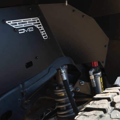 Alternative view of DV8 Offroad 21-25 Ford Bronco Rear Aluminum Inner Fenders - Black