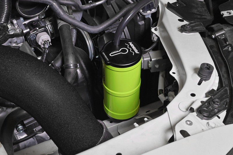 PERRIN 02-26 Subaru WRX / 04-21 STI / 13-26 BRZ/GR86/FRS/86 Coolant Overflow Tank - Neon Yellow - Image 9