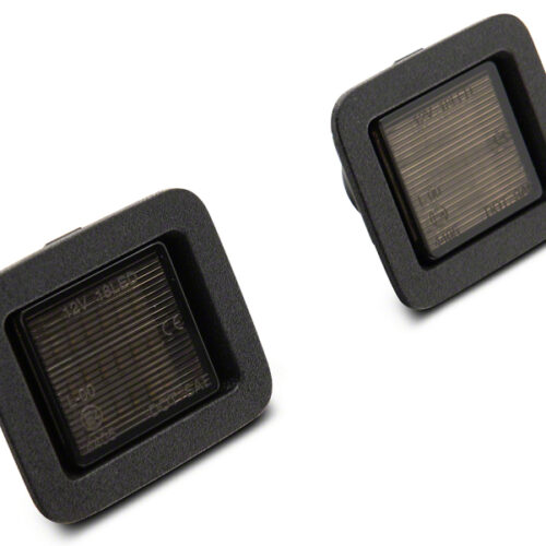 Raxiom for 2007-2014 Ford F-150 Axial Series LED License Plate Lamps- Smoked