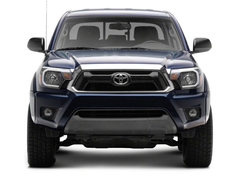 Raxiom for 2012-2015 Toyota Tacoma Axial Series Headlights/Seq LED Bar- Black- Clear Lens - Image 5