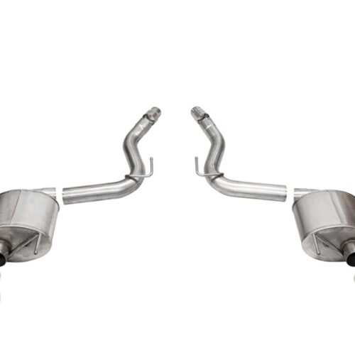 Corsa 24+ Ford Mustang GT Touring Axle-Back Dual Rear Exit with 4.5in Pro Series Polished Tips