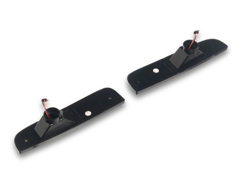 Raxiom for 1997-2001 Jeep Cherokee XJ LED Side Marker Lights- Smoked Lens- White LED