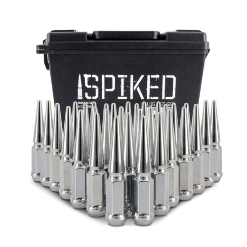 Mishimoto Steel Spiked Lug Nuts M14 x 1.5 32pc Set Chrome - Image 4