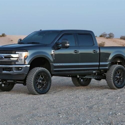 Fabtech 17-21 Ford F250/F350 4WD Dual Steering Stabilizer System w/DL 2.25 Resi Shocks - Image 3