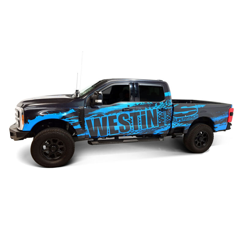 Westin 15-25 Ford F-150 SuperCrew / 17-25 F-250/350 CC AT6 Running Boards - Black - Image 10