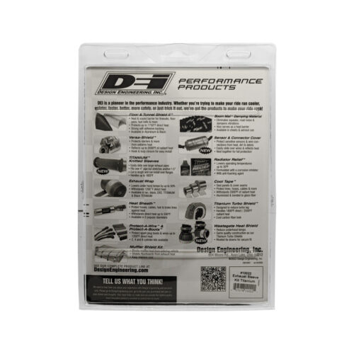 DEI 10022 Powersport Exhaust Sleeve Kit - Titanium - Image 5