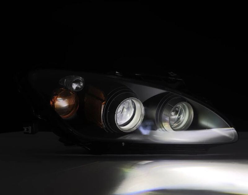 AlphaRex 99-09 Honda S2000 LUXX-Series Projector LED Headlights - Black - Image 3
