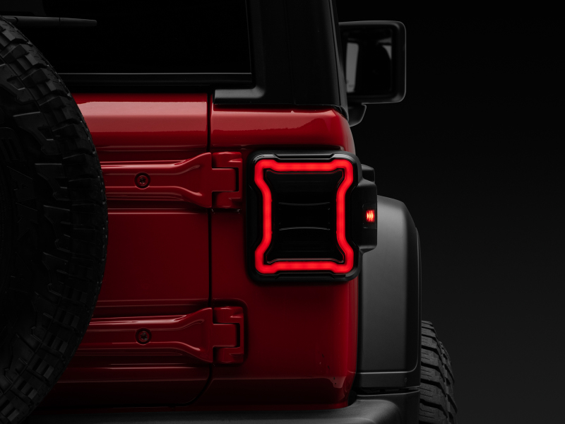 Raxiom for 2018-2022 Jeep Wrangler JL LED Tail Lights- Black Housing (Smoked Lens) - Image 10