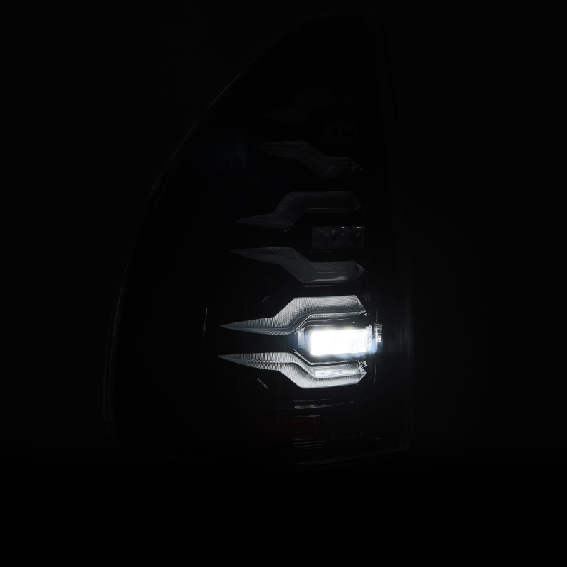 AlphaRex 14-21 Lexus GX470 Luxx-Series LED Tail Lights - Alpha-Black - Image 5