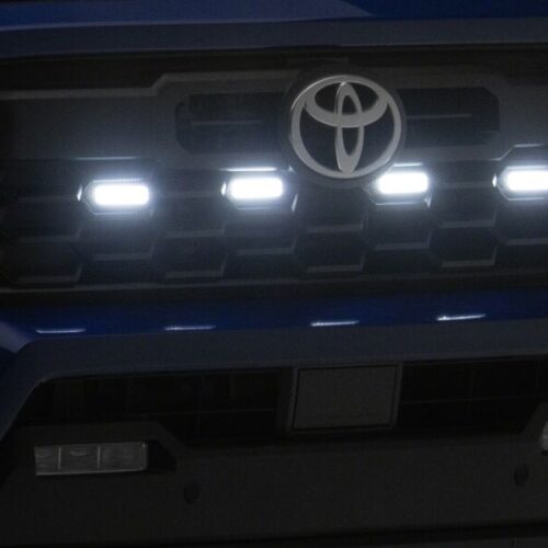 Raxiom for 2024-2026 Toyota Tacoma Pre Runner/ TRD Off-Road/ TRD Sport White LED Grille Light- Clear Lens - Image 5