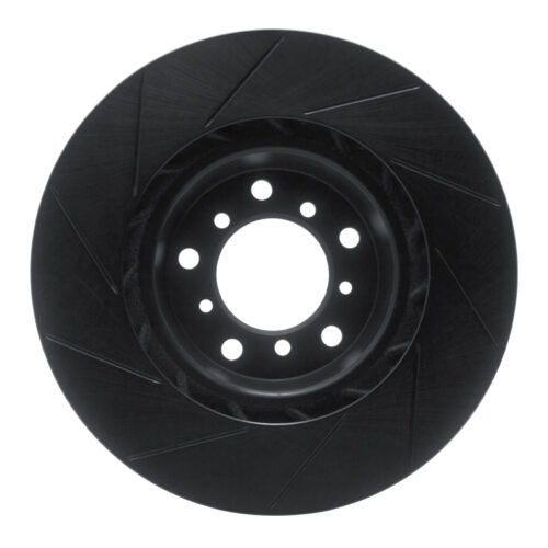 R1 Concepts for 01-06 BMW M3 Left Front Slotted Black Brake Rotor - Image 6