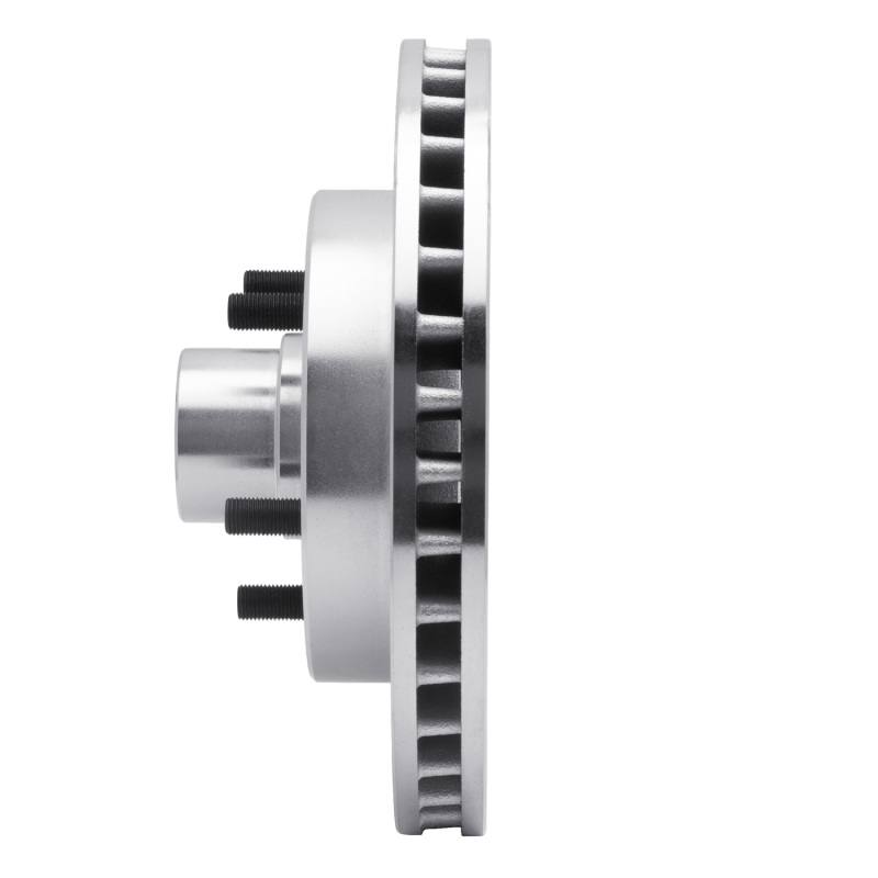 R1 Concepts for 1988-1994 Chevrolet C1500 Front Left Drilled & Slotted Silver Brake Rotor - Image 3
