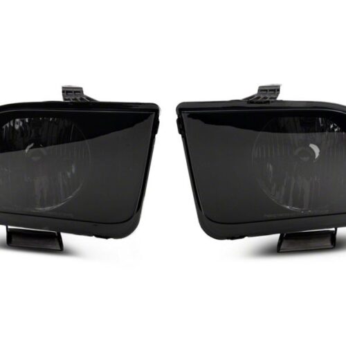 Alternative view of Raxiom for 2005-2009 Ford Mustang Axial Series OEM Style Rep Headlights- Chrome Housing- Smoked Lens