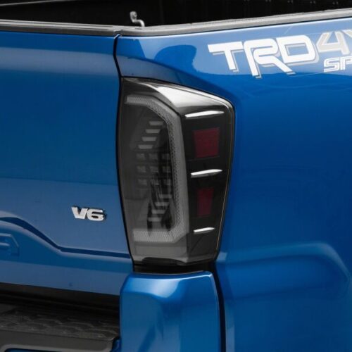 Raxiom for 2016-2023 Toyota Tacoma LED Tail Lights- Black Housing- Clear Lens - Image 2