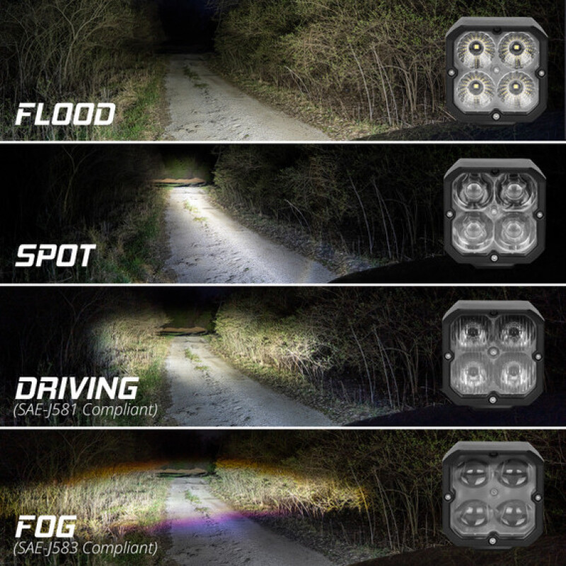 XKGlow XKmax RGBW Addressable Cube Light - Flood Beam - Image 2
