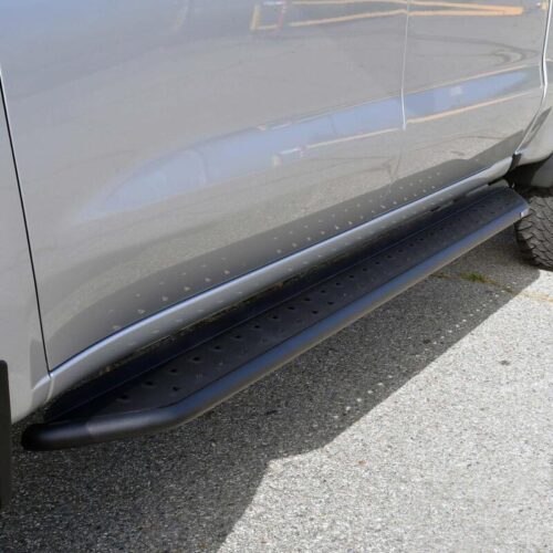 Westin 19-23 Chevrolet/GMC Silverado/Sierra 1500 Crew Cab Outlaw Nerf Step Bars - Textured Black - Image 10