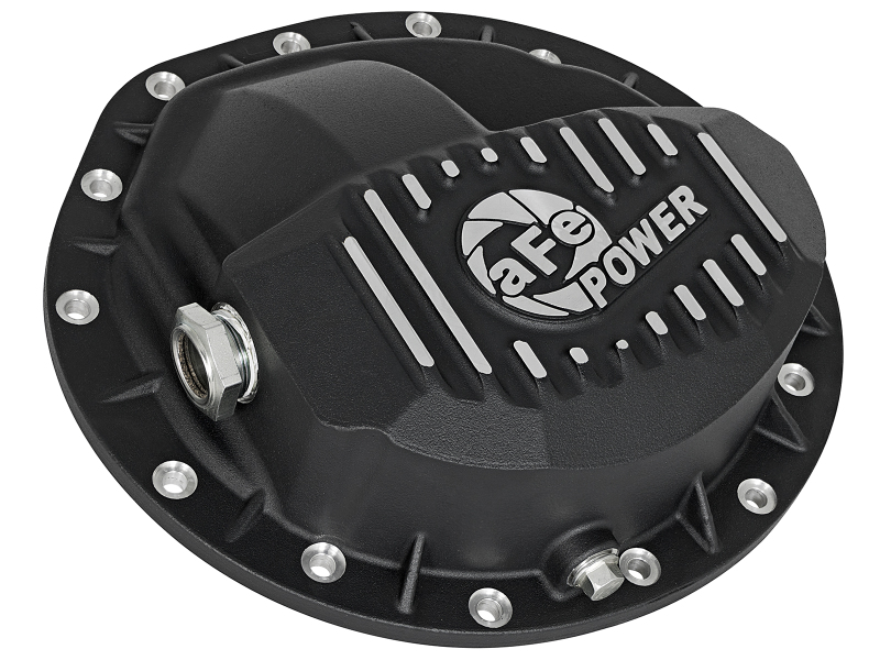 aFe Power Cover Diff Front Machined COV Diff F Dodge Diesel Trucks 03-11 L6-5.9/6.7L Machined - Image 4