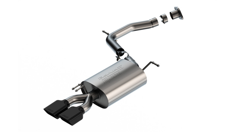 Borla 2023 Hyundai Palisade/20-22 Kia Telluride 3.8L V6 S-Type Axle-Back Exhaust w/ Black Chrome Tip - Image 2