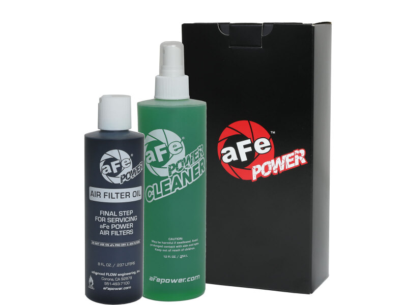 aFe Power Air Filter Restore Kit (8oz Squeeze Oil & 12oz Spray Cleaner) - Black - Image 2