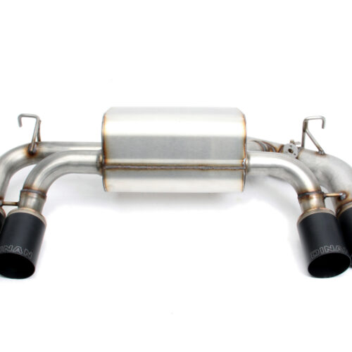 Alternative view of Dinan for 16-18 BMW M2 (F87) Free Flow Axleback Exhaust System - Black Tips