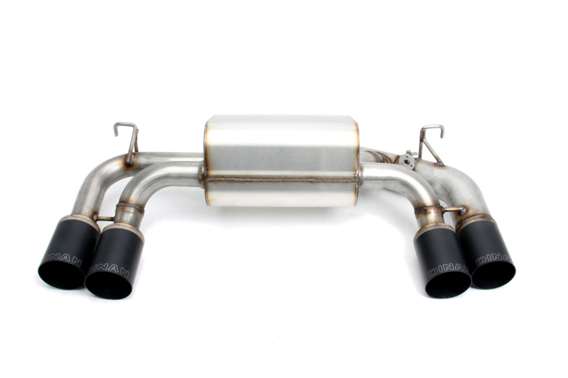 Dinan for 16-18 BMW M2 (F87) Free Flow Axleback Exhaust System - Black Tips - Image 2