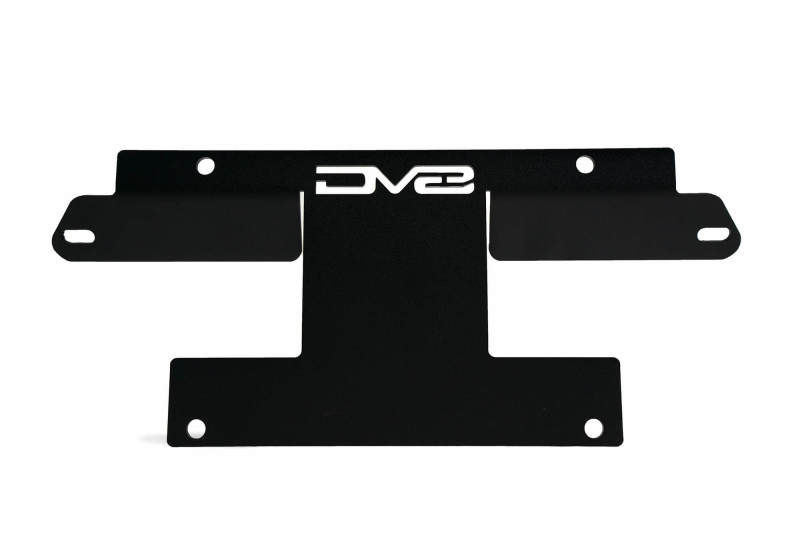 DV8 Offroad 21-22 Ford Bronco Factory Front Bumper License Relocation Bracket - Front - Image 3