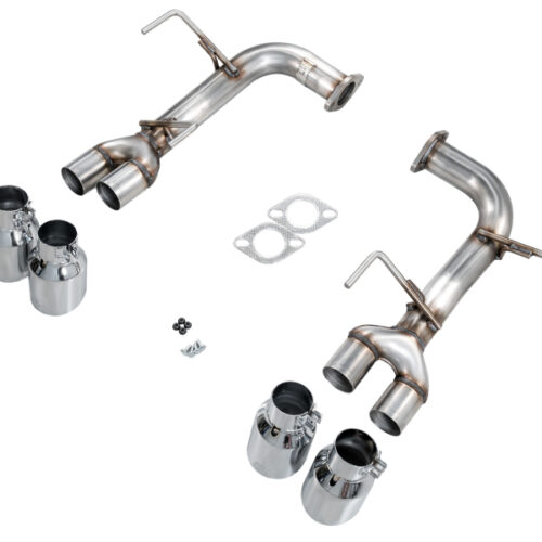 AWE Tuning Track Edition Axle-Back Exhaust - Chrome Silver Tips for 22-25 Subaru VB WRX - Image 6