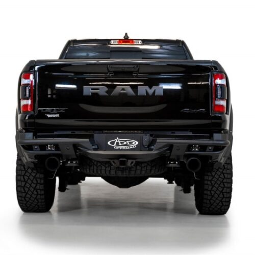 Alternative view of Addictive Desert Designs for 2021 Dodge RAM 1500 TRX PRO Bolt-On Rear Bumper w/ Sensors