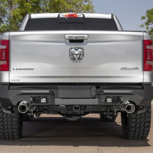 Alternative view of Addictive Desert Designs for 2019 Ram 1500 Hammer Stealth Fighter Rear Bumper w/ 6 Sensor Cutouts
