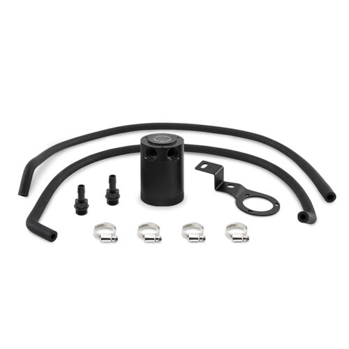 Mishimoto Baffled Oil Catch Can - Black for 15-16 Subaru WRX PVC Side
