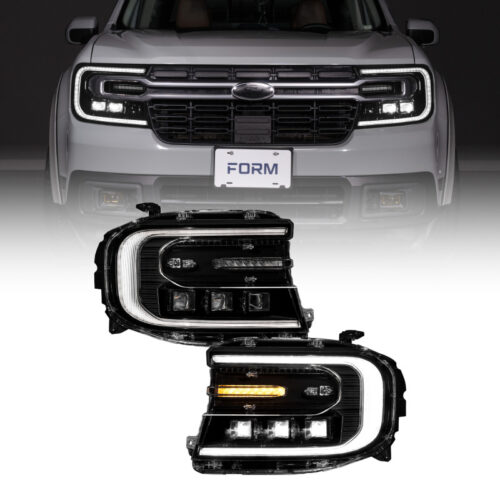 Alternative view of Form Lighting 22-24 Ford Maverick Sequential LED Projector Headlights (Pair)